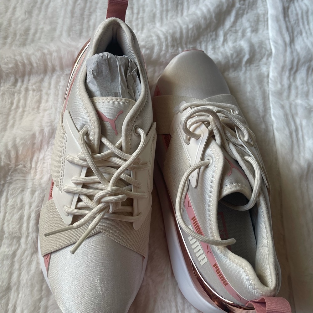 Puma Muse X-2 Metallic Pastel parchment-rose gold